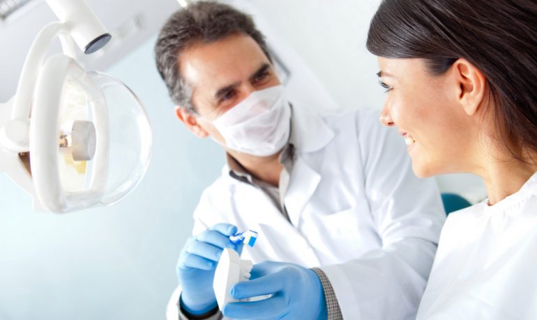 Doctor with medical equipment